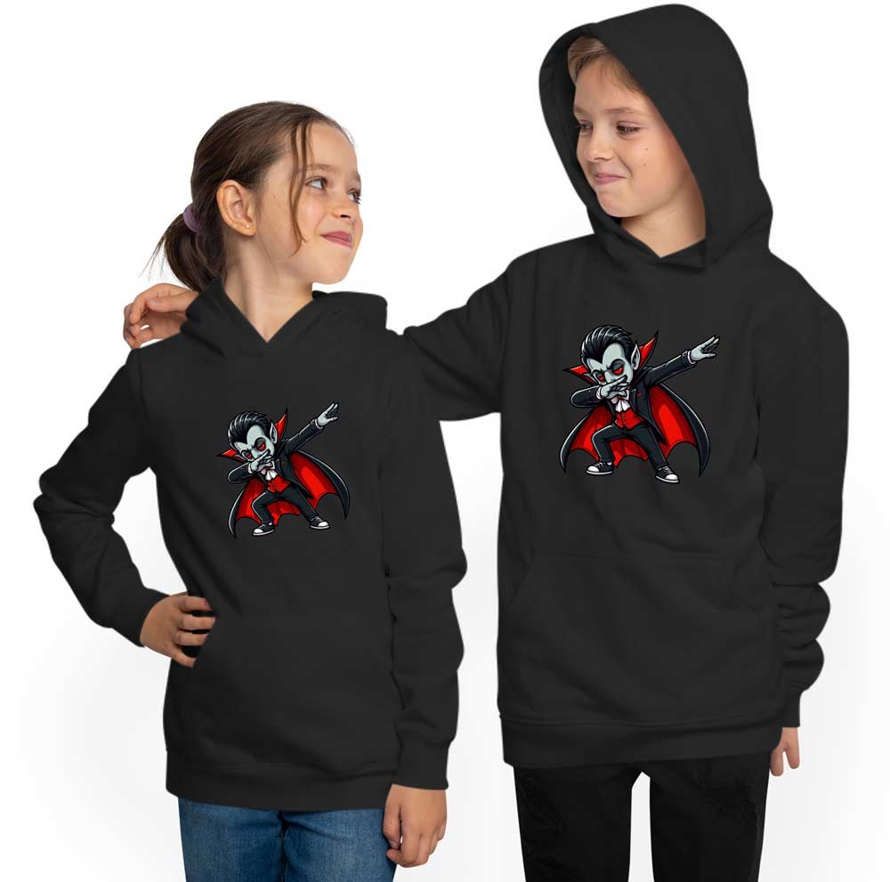 Halloween Hoodie mit Dab tanzender Dracula i609